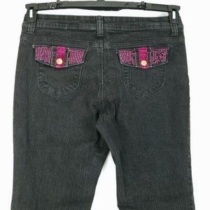 South Pole Jeans Size 16 Boot Cut Flap Pocket GB04